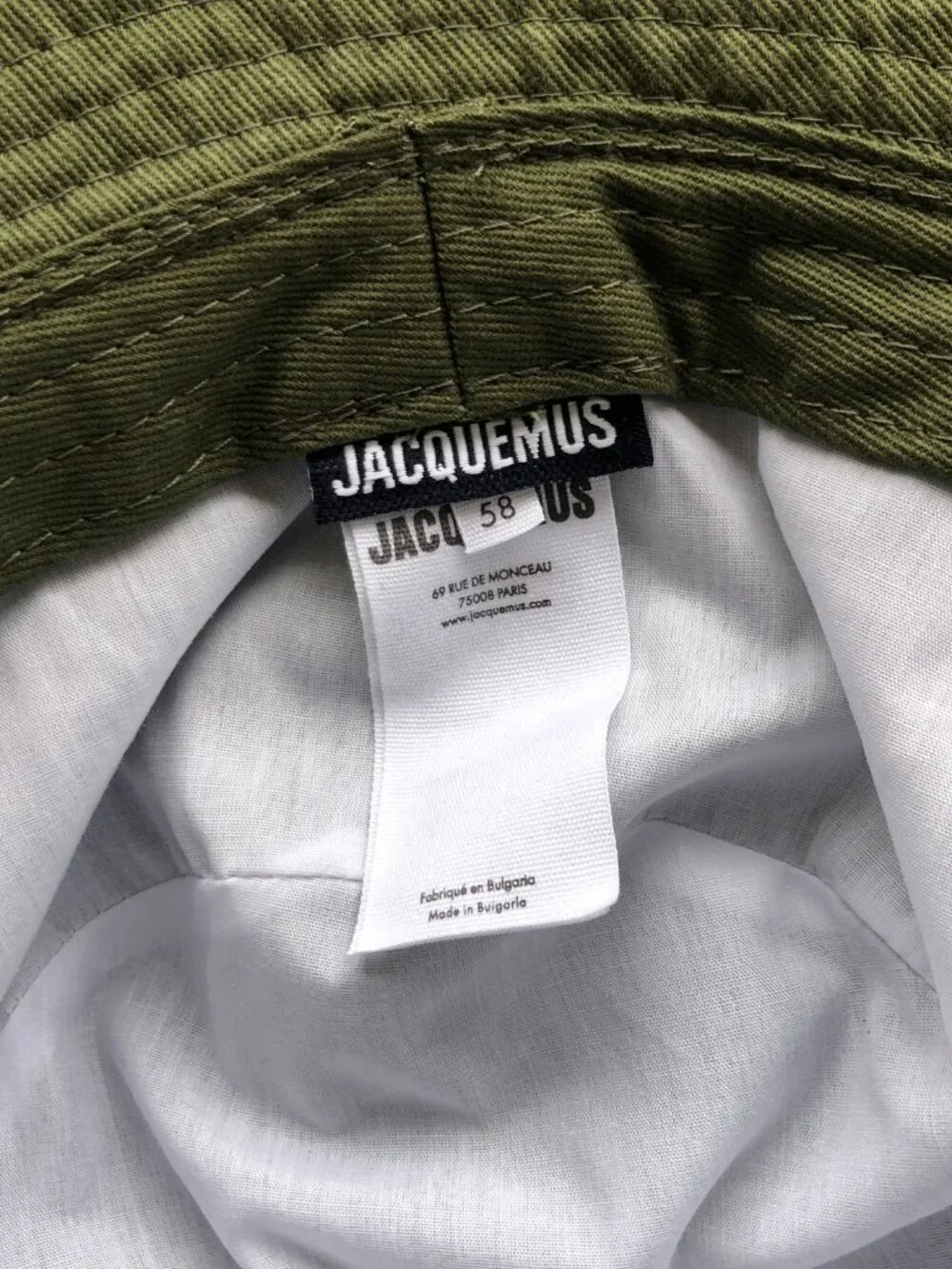 Jacquemus  le bob artichaut bucket hat - Picture 7 of 11